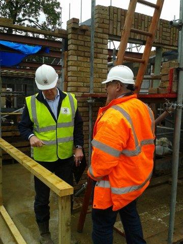 Hazard identification as part of a construction site audit